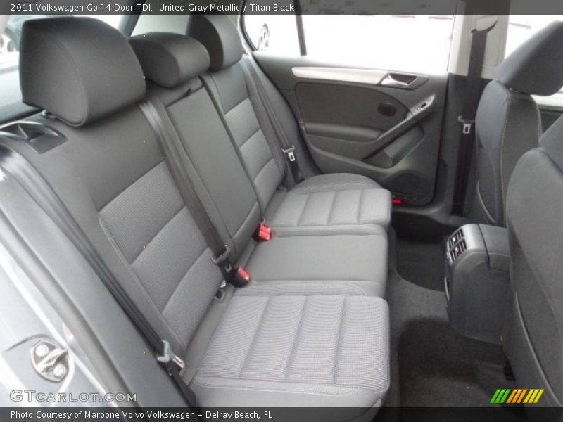 United Gray Metallic / Titan Black 2011 Volkswagen Golf 4 Door TDI
