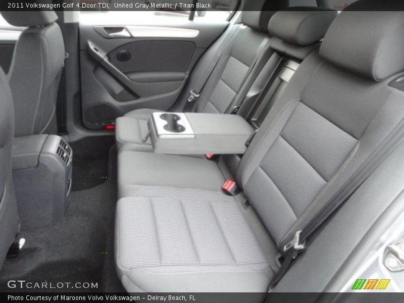 United Gray Metallic / Titan Black 2011 Volkswagen Golf 4 Door TDI