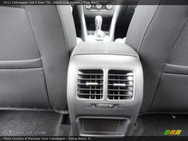 United Gray Metallic / Titan Black 2011 Volkswagen Golf 4 Door TDI