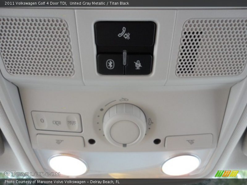 United Gray Metallic / Titan Black 2011 Volkswagen Golf 4 Door TDI