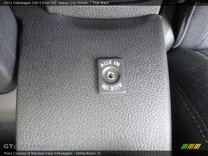 United Gray Metallic / Titan Black 2011 Volkswagen Golf 4 Door TDI
