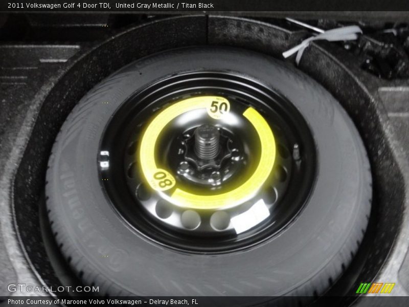 United Gray Metallic / Titan Black 2011 Volkswagen Golf 4 Door TDI