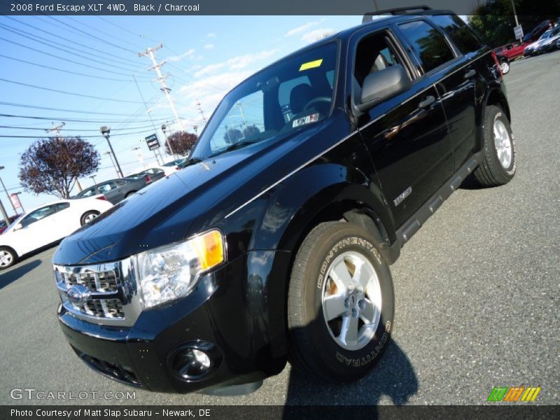 Black / Charcoal 2008 Ford Escape XLT 4WD