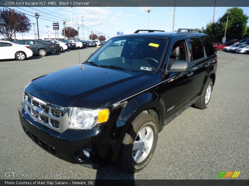 Black / Charcoal 2008 Ford Escape XLT 4WD