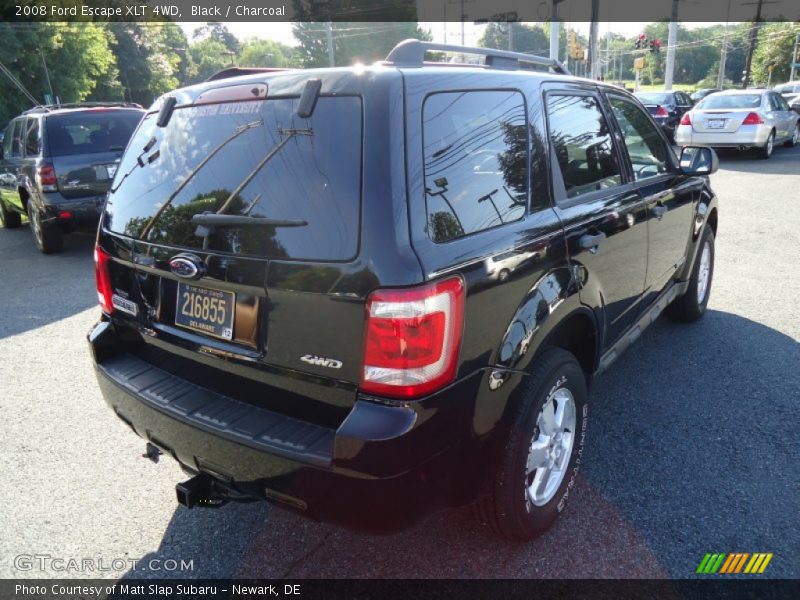 Black / Charcoal 2008 Ford Escape XLT 4WD
