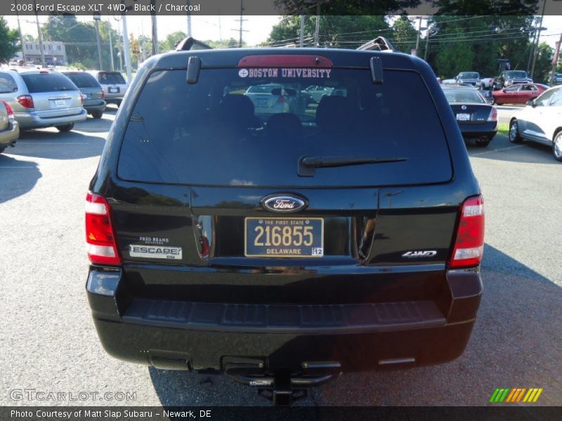 Black / Charcoal 2008 Ford Escape XLT 4WD