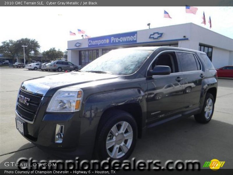 Cyber Gray Metallic / Jet Black 2010 GMC Terrain SLE