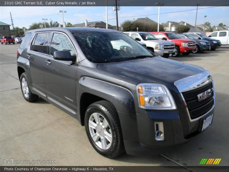 Cyber Gray Metallic / Jet Black 2010 GMC Terrain SLE