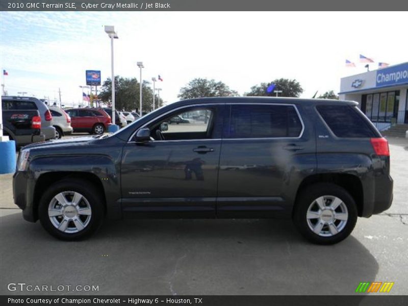Cyber Gray Metallic / Jet Black 2010 GMC Terrain SLE