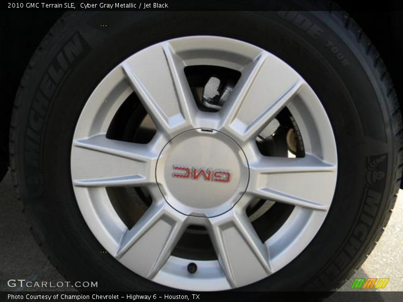 Cyber Gray Metallic / Jet Black 2010 GMC Terrain SLE