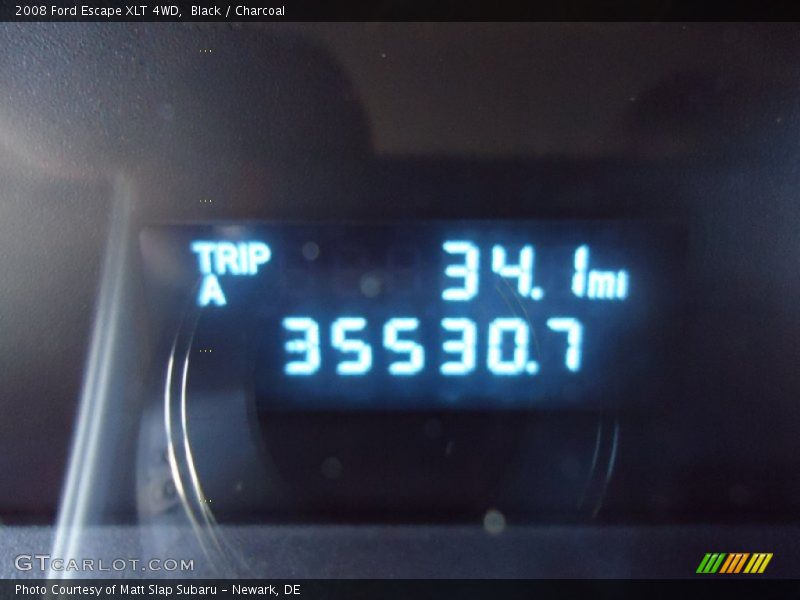 Black / Charcoal 2008 Ford Escape XLT 4WD