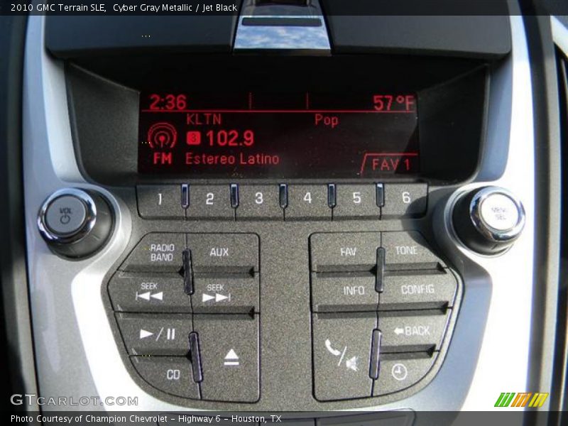 Cyber Gray Metallic / Jet Black 2010 GMC Terrain SLE
