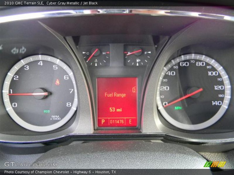 Cyber Gray Metallic / Jet Black 2010 GMC Terrain SLE