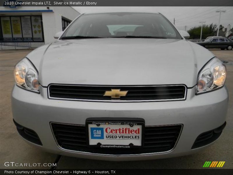 Silver Ice Metallic / Ebony 2010 Chevrolet Impala LTZ