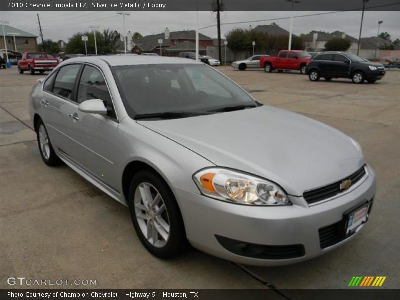 Silver Ice Metallic / Ebony 2010 Chevrolet Impala LTZ