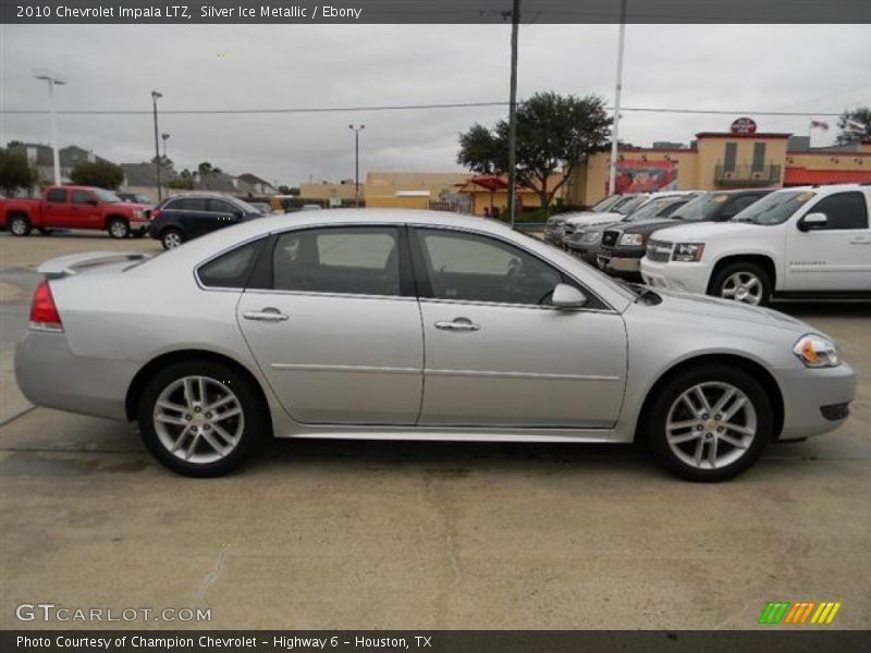 Silver Ice Metallic / Ebony 2010 Chevrolet Impala LTZ