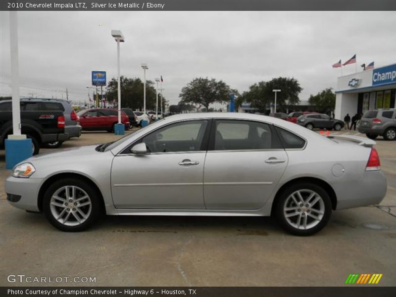 Silver Ice Metallic / Ebony 2010 Chevrolet Impala LTZ