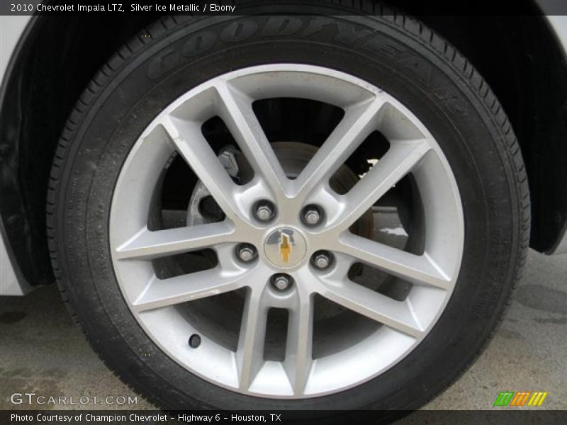 Silver Ice Metallic / Ebony 2010 Chevrolet Impala LTZ