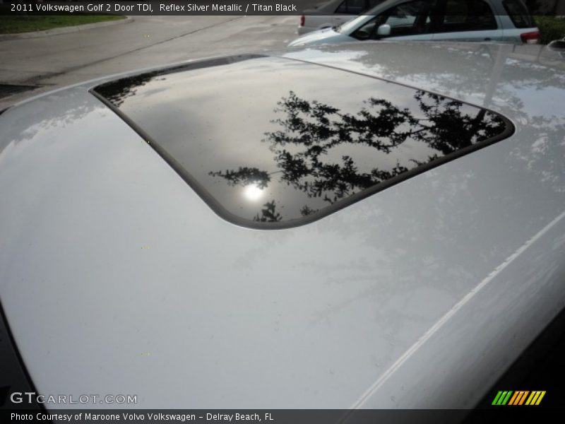 Sunroof of 2011 Golf 2 Door TDI