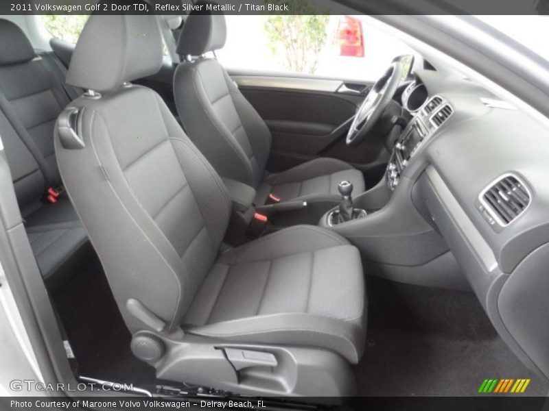 Reflex Silver Metallic / Titan Black 2011 Volkswagen Golf 2 Door TDI
