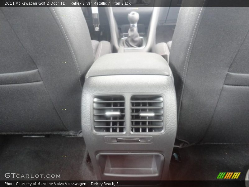 Reflex Silver Metallic / Titan Black 2011 Volkswagen Golf 2 Door TDI