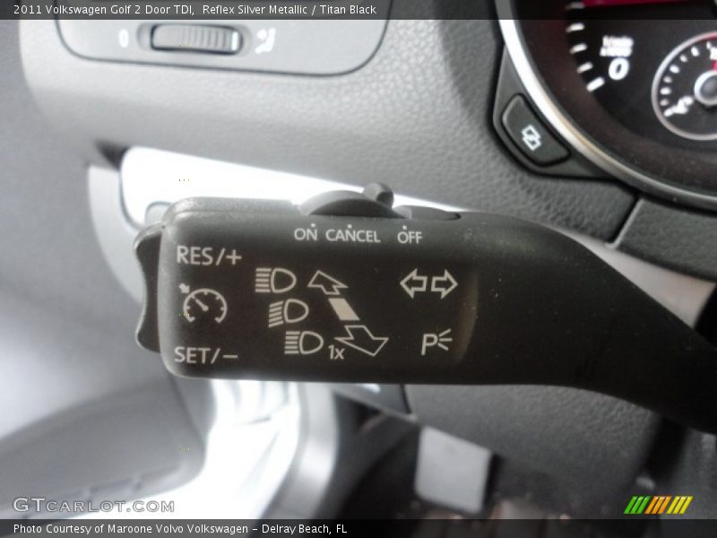 Controls of 2011 Golf 2 Door TDI