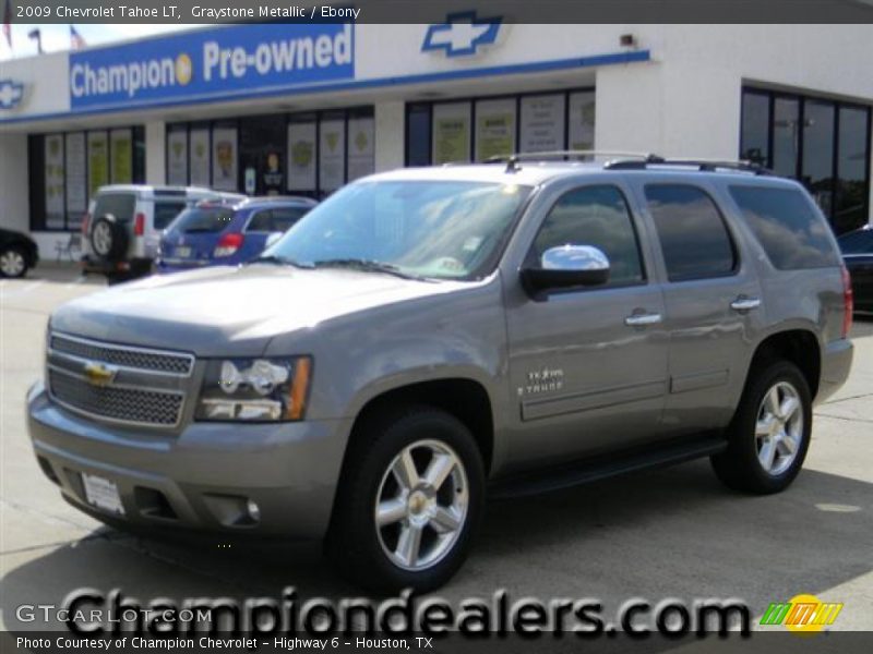 Graystone Metallic / Ebony 2009 Chevrolet Tahoe LT