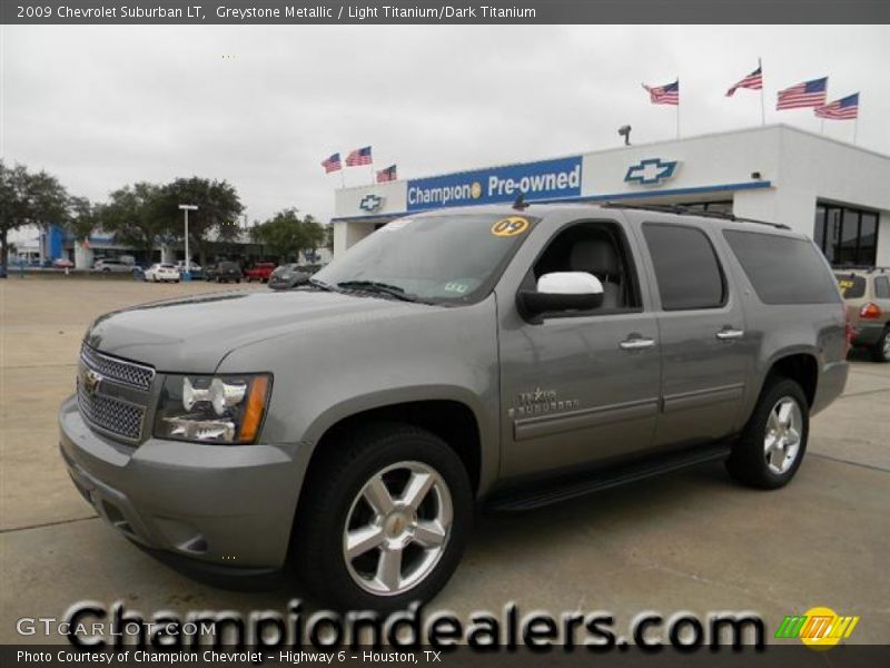 Greystone Metallic / Light Titanium/Dark Titanium 2009 Chevrolet Suburban LT