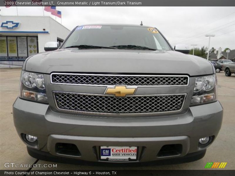 Greystone Metallic / Light Titanium/Dark Titanium 2009 Chevrolet Suburban LT
