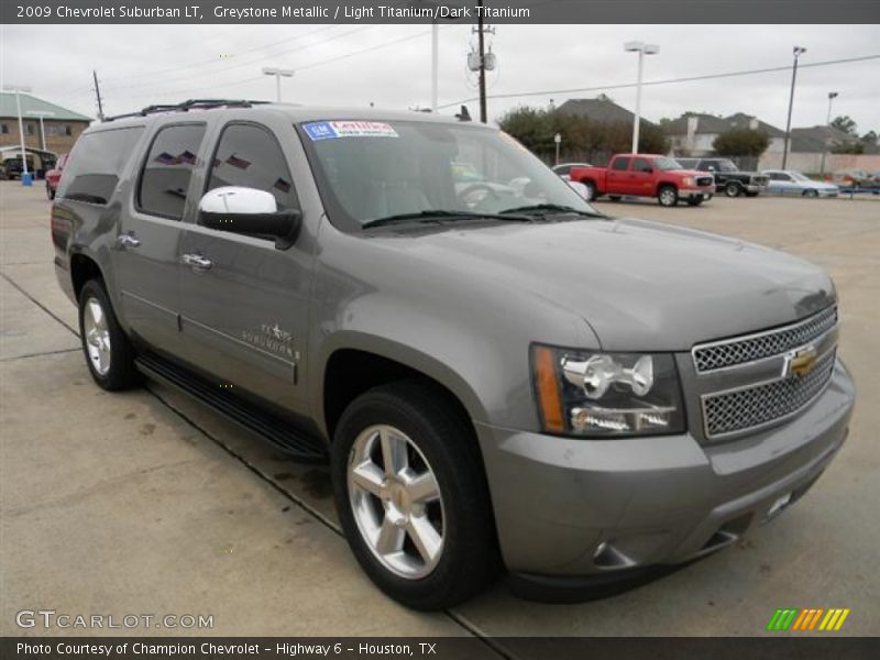 Greystone Metallic / Light Titanium/Dark Titanium 2009 Chevrolet Suburban LT