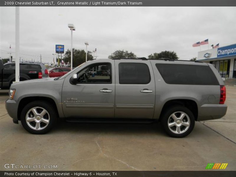 Greystone Metallic / Light Titanium/Dark Titanium 2009 Chevrolet Suburban LT