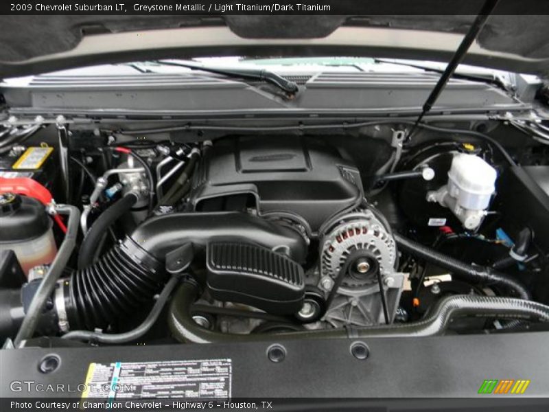 Greystone Metallic / Light Titanium/Dark Titanium 2009 Chevrolet Suburban LT