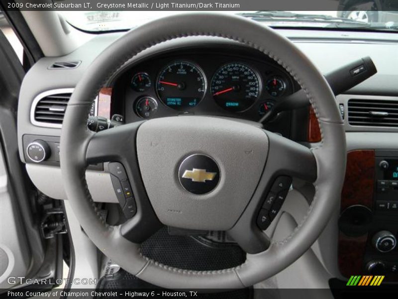 Greystone Metallic / Light Titanium/Dark Titanium 2009 Chevrolet Suburban LT