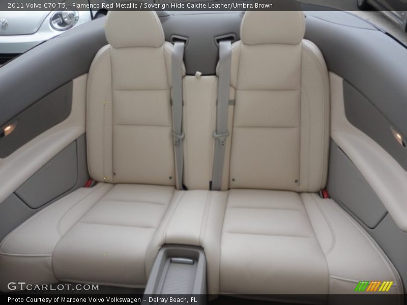 Flamenco Red Metallic / Soverign Hide Calcite Leather/Umbra Brown 2011 Volvo C70 T5
