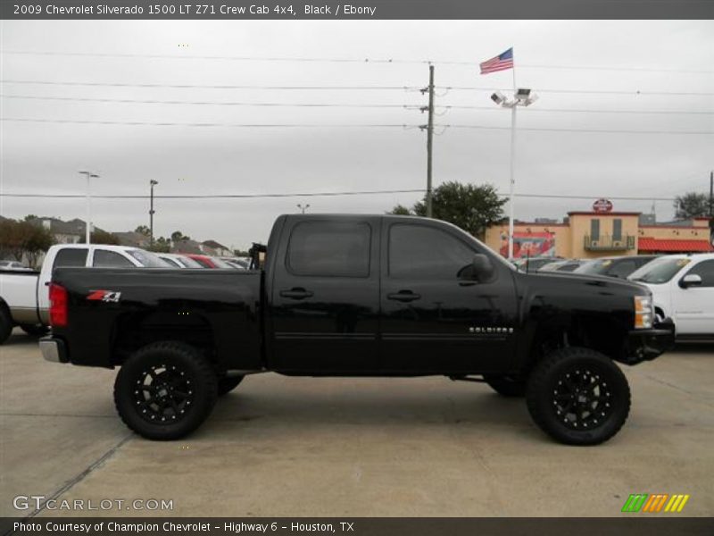 Black / Ebony 2009 Chevrolet Silverado 1500 LT Z71 Crew Cab 4x4