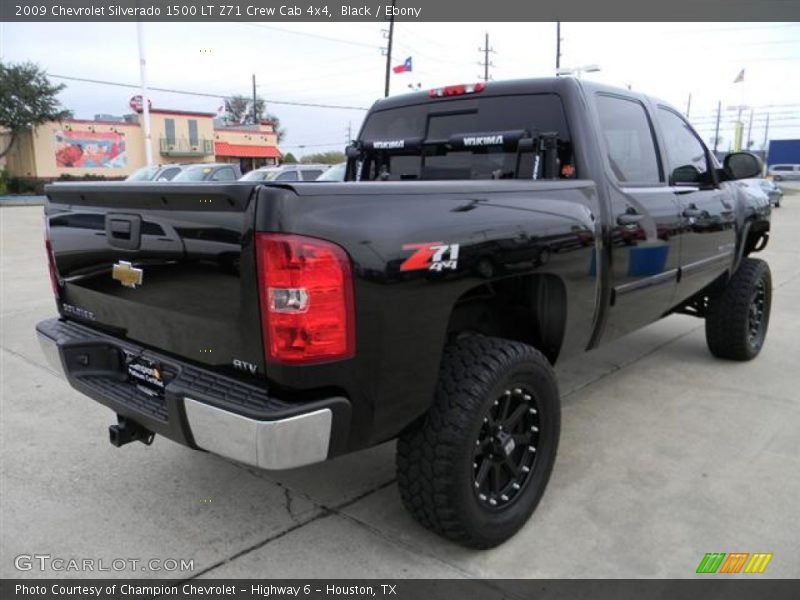 Black / Ebony 2009 Chevrolet Silverado 1500 LT Z71 Crew Cab 4x4