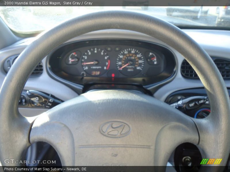 Slate Gray / Gray 2000 Hyundai Elantra GLS Wagon