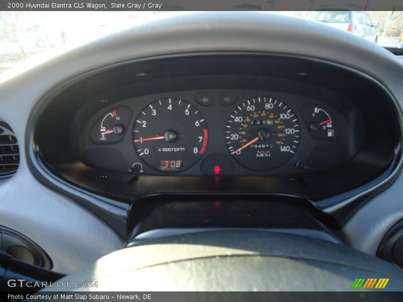 Slate Gray / Gray 2000 Hyundai Elantra GLS Wagon