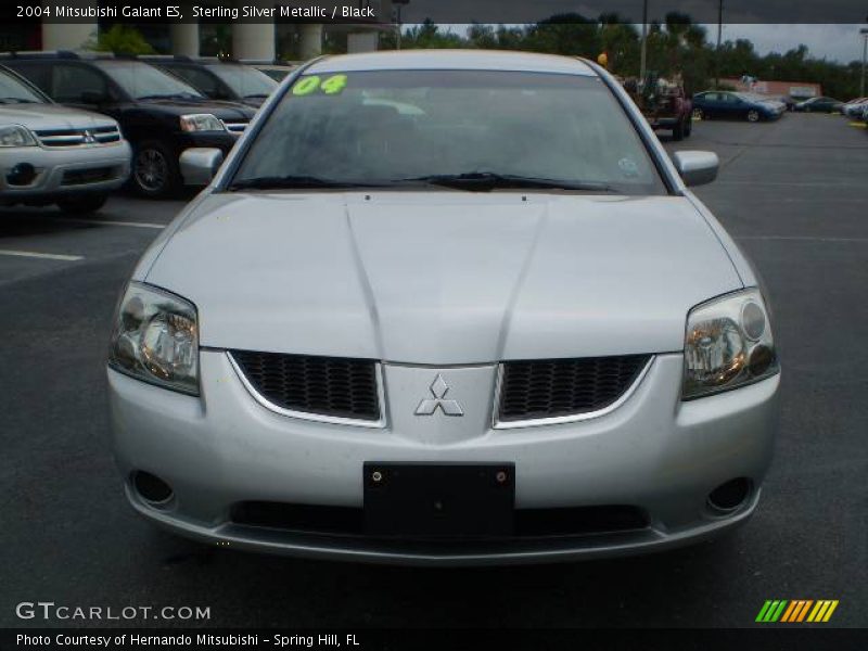 Sterling Silver Metallic / Black 2004 Mitsubishi Galant ES