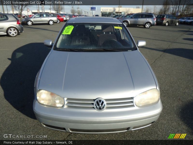 Reflex Silver / Black 2003 Volkswagen Golf GLS 4 Door