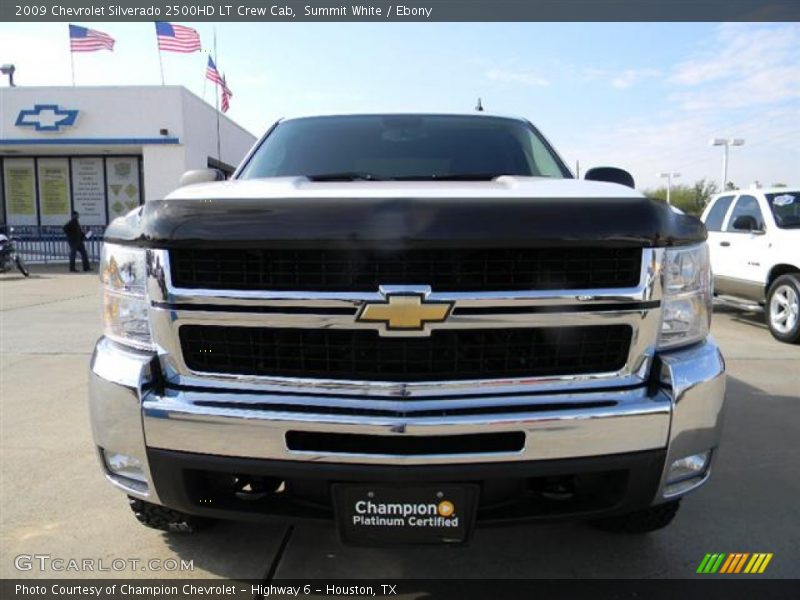 Summit White / Ebony 2009 Chevrolet Silverado 2500HD LT Crew Cab