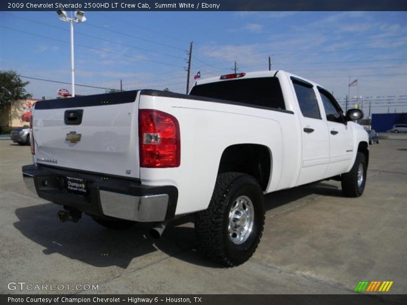 Summit White / Ebony 2009 Chevrolet Silverado 2500HD LT Crew Cab