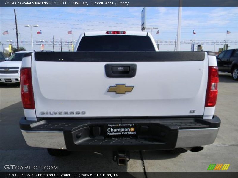 Summit White / Ebony 2009 Chevrolet Silverado 2500HD LT Crew Cab
