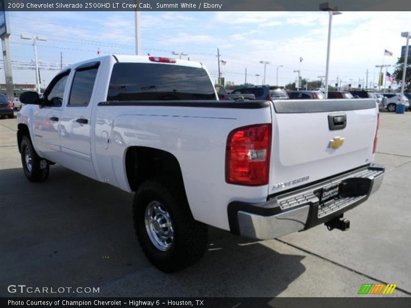 Summit White / Ebony 2009 Chevrolet Silverado 2500HD LT Crew Cab