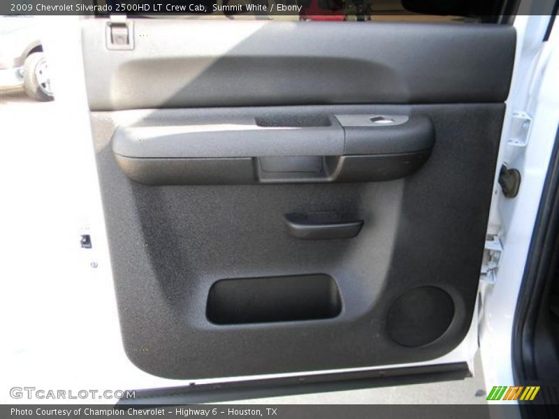 Summit White / Ebony 2009 Chevrolet Silverado 2500HD LT Crew Cab