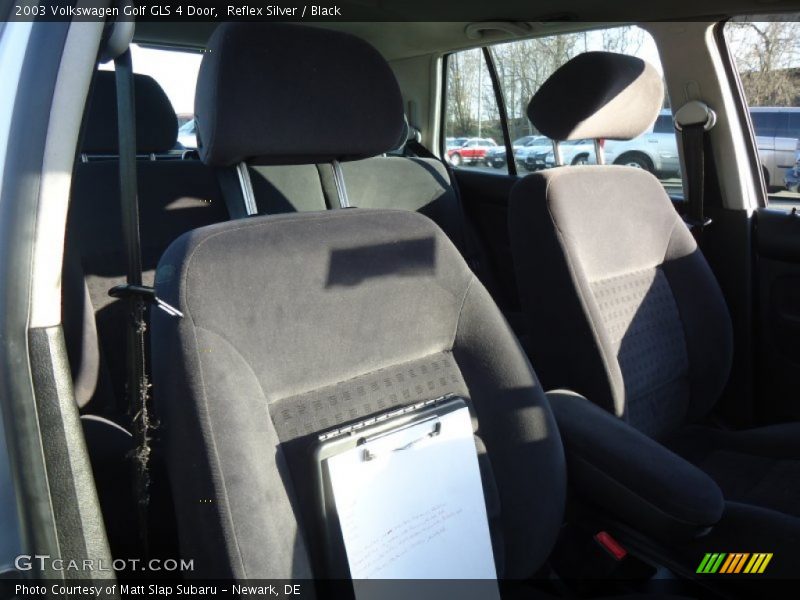 Reflex Silver / Black 2003 Volkswagen Golf GLS 4 Door