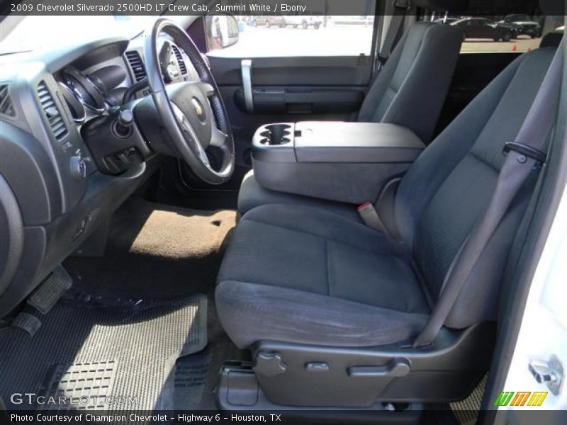 Summit White / Ebony 2009 Chevrolet Silverado 2500HD LT Crew Cab