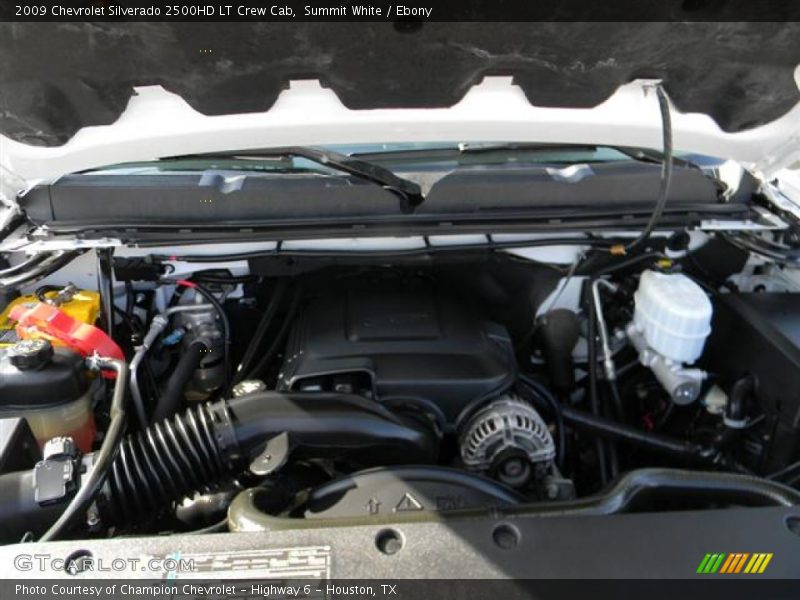 Summit White / Ebony 2009 Chevrolet Silverado 2500HD LT Crew Cab