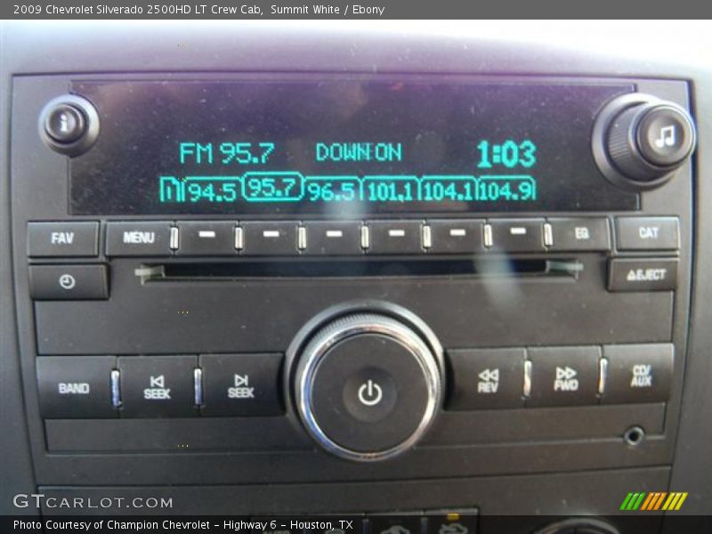 Audio System of 2009 Silverado 2500HD LT Crew Cab