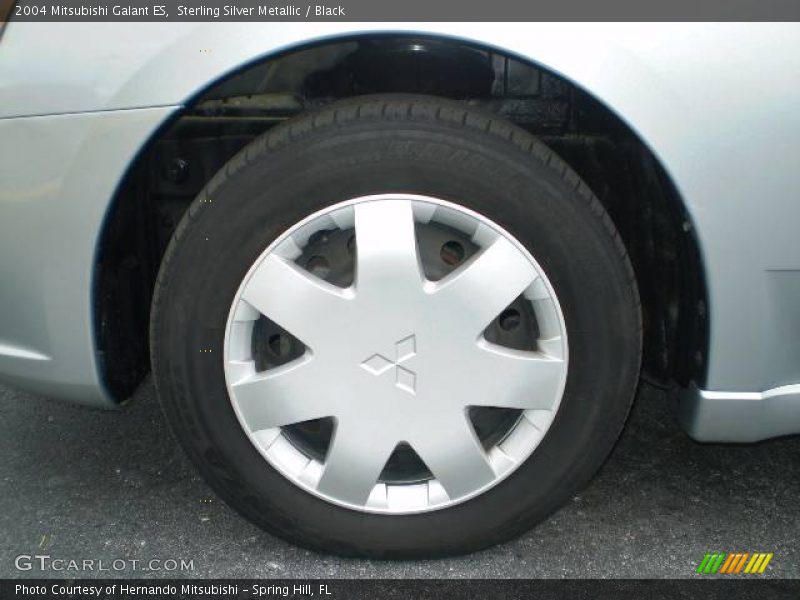 Sterling Silver Metallic / Black 2004 Mitsubishi Galant ES